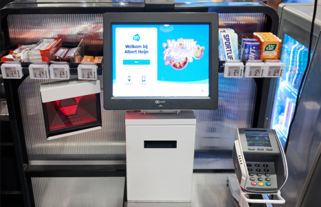 Zelfscan kassaschermen